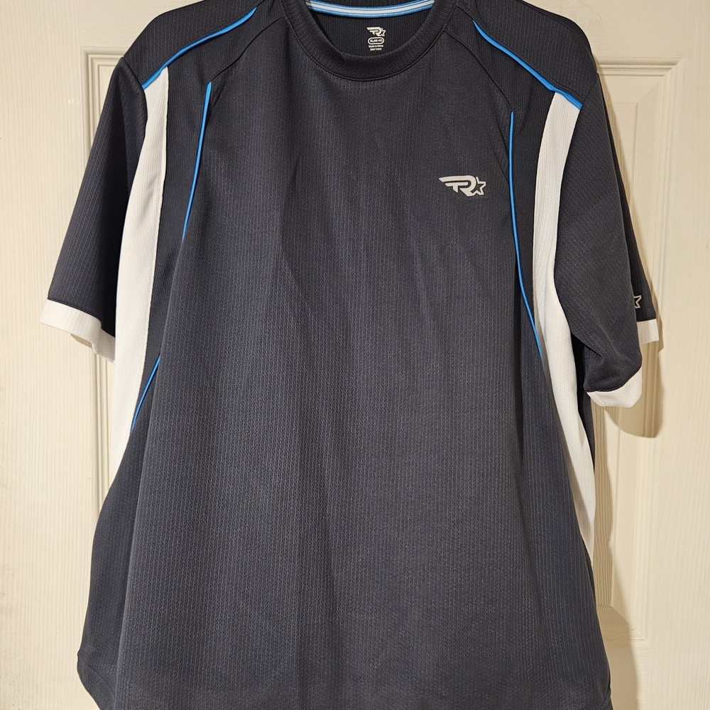 Starter Men's Gray And White Athletic Shirt, XL